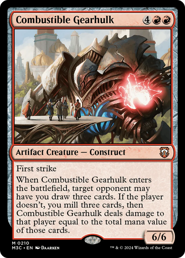 Combustible Gearhulk · Modern Horizons 3 Commander