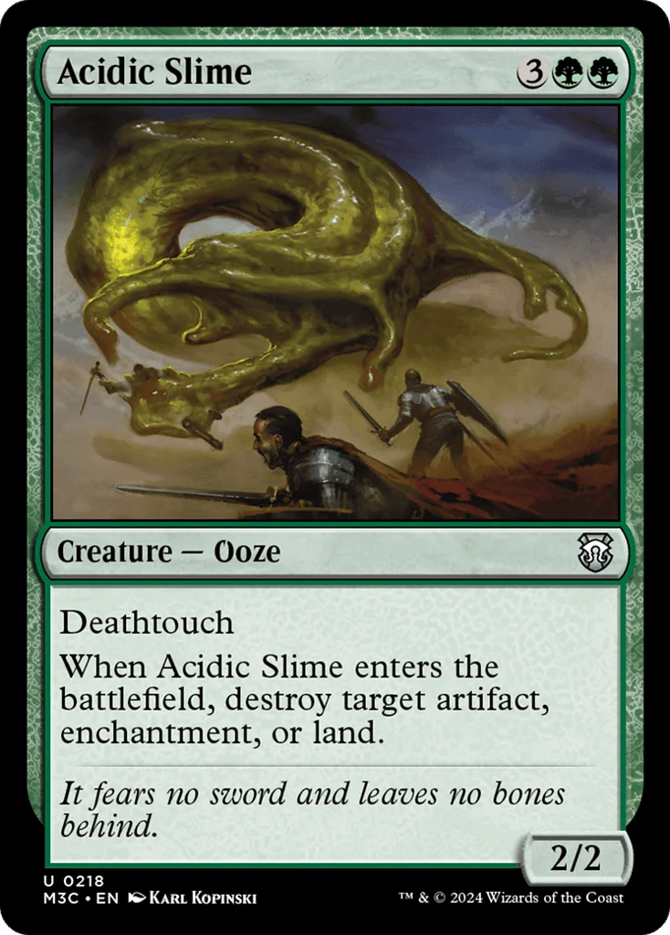 Acidic Slime · Modern Horizons 3 Commander