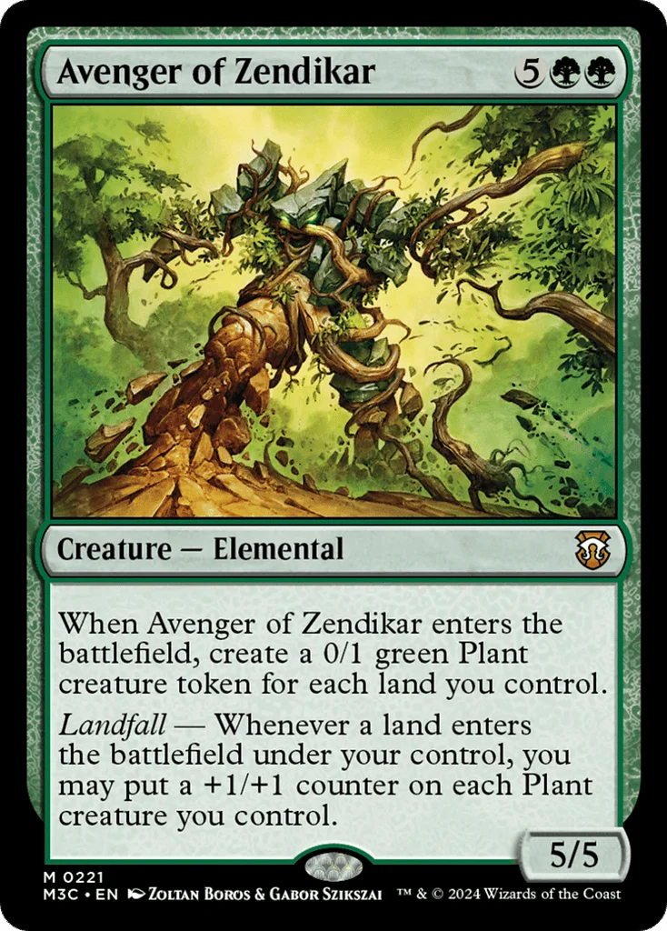 Avenger of Zendikar · Modern Horizons 3 Commander