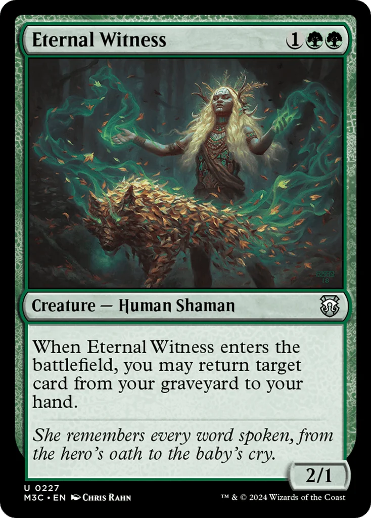 Eternal Witness · Modern Horizons 3 Commander