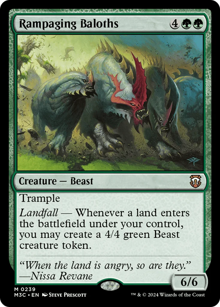 Rampaging Baloths · Modern Horizons 3 Commander
