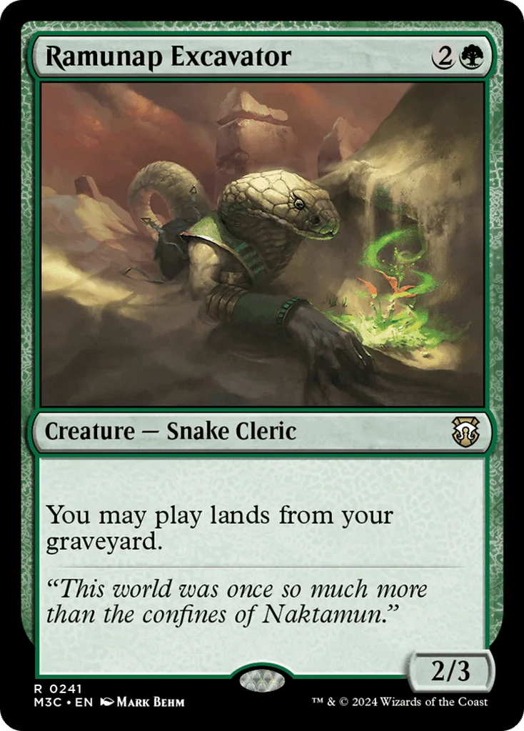 Ramunap Excavator · Modern Horizons 3 Commander