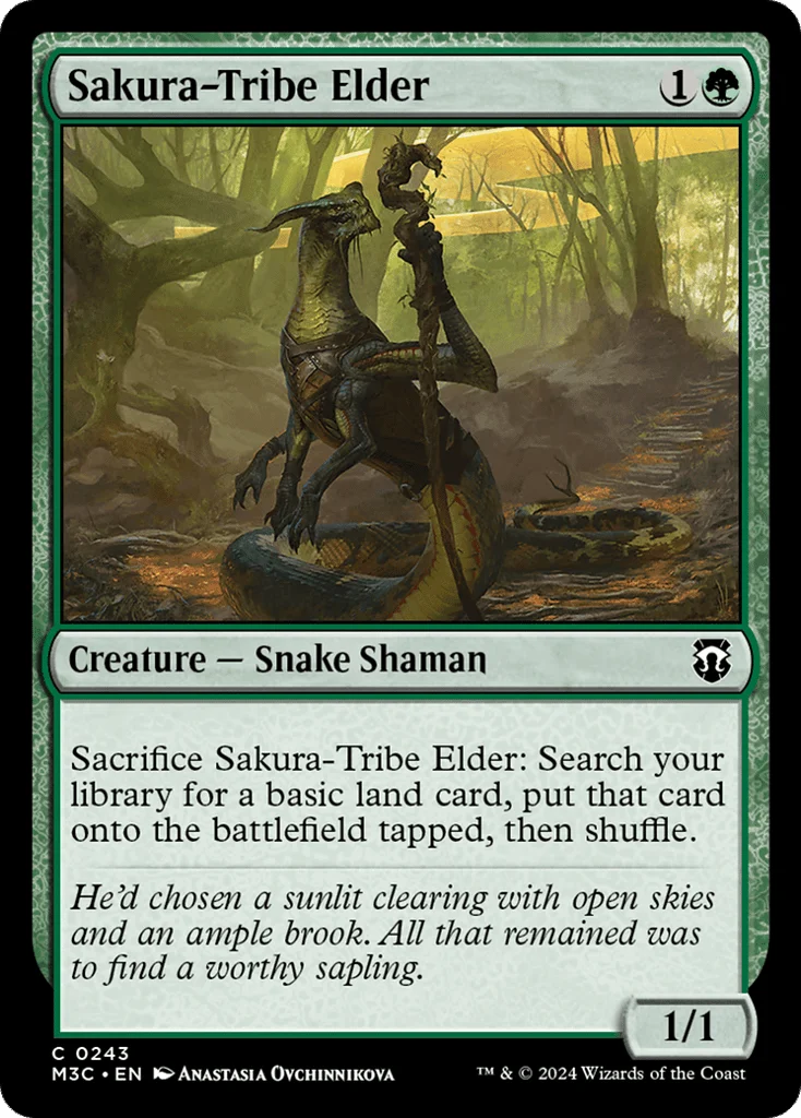 Sakura-Tribe Elder · Modern Horizons 3 Commander