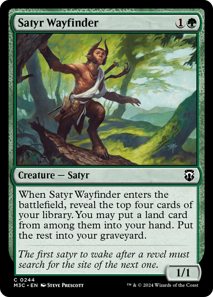Satyr Wayfinder · Modern Horizons 3 Commander