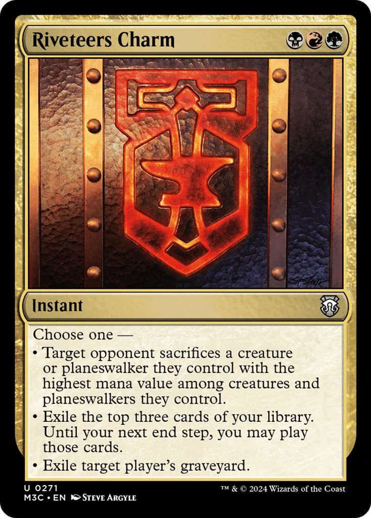 Riveteers Charm · Modern Horizons 3 Commander