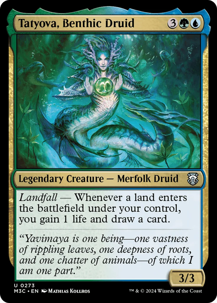 Tatyova, Benthic Druid · Modern Horizons 3 Commander