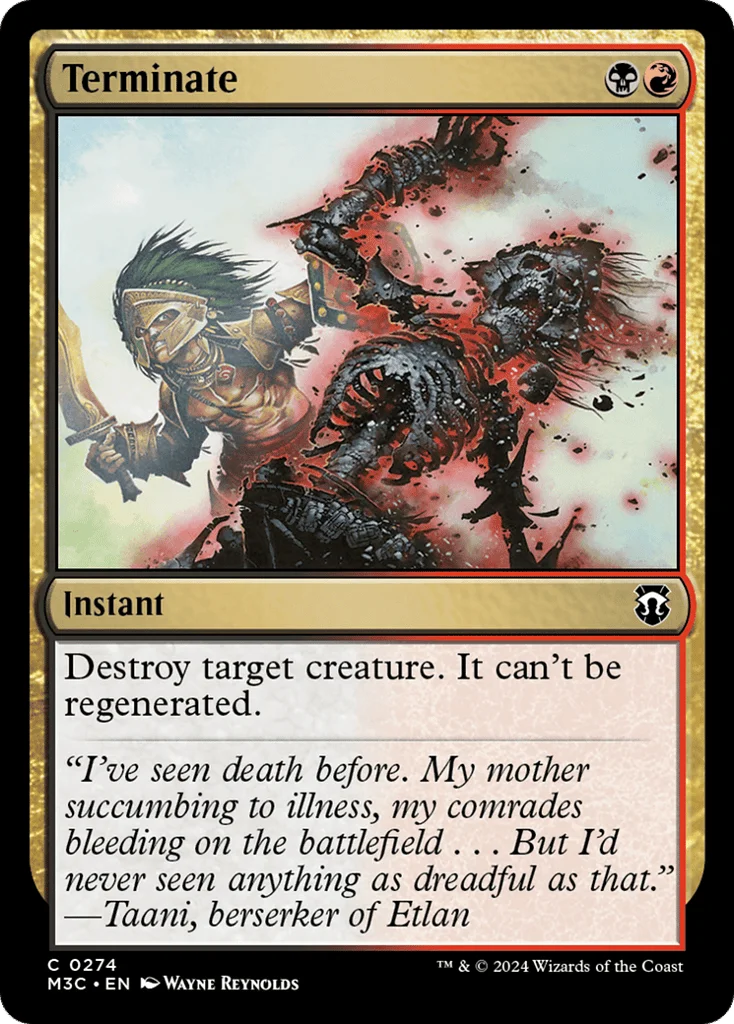 Terminate · Modern Horizons 3 Commander