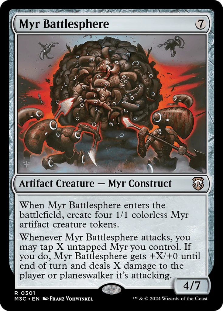 Myr Battlesphere · Modern Horizons 3 Commander