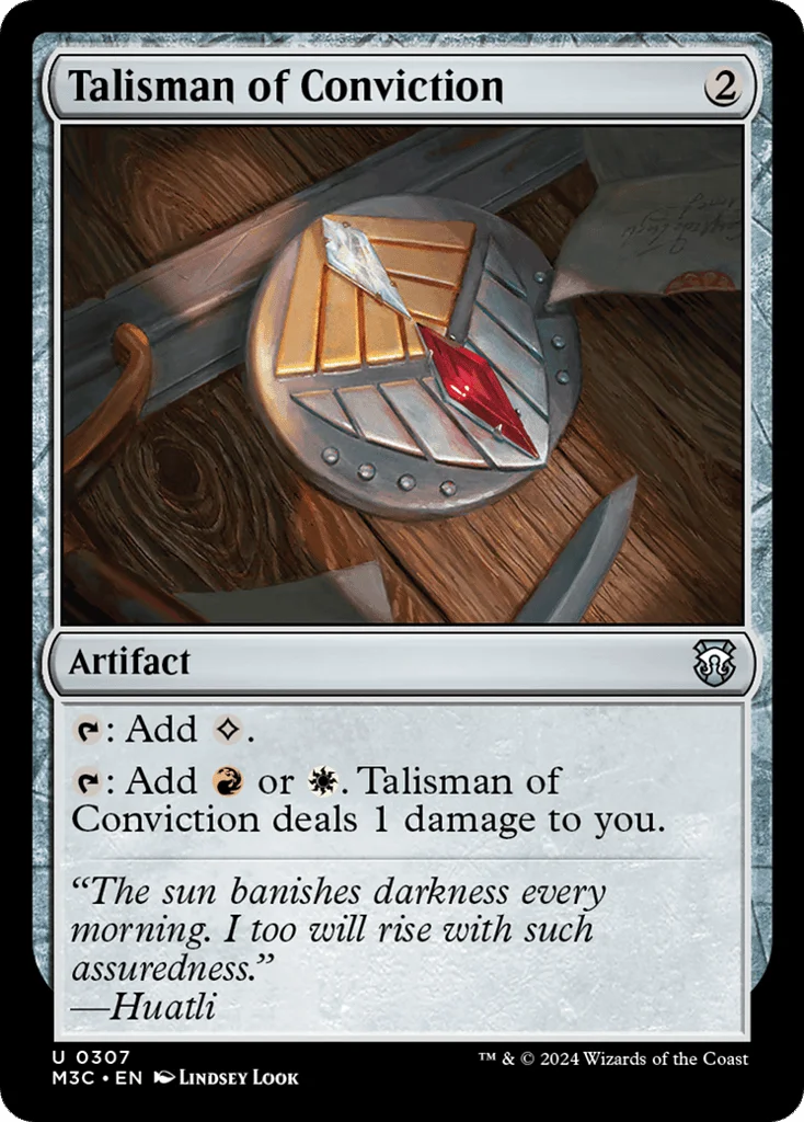 Talisman of Conviction · Modern Horizons 3 Commander