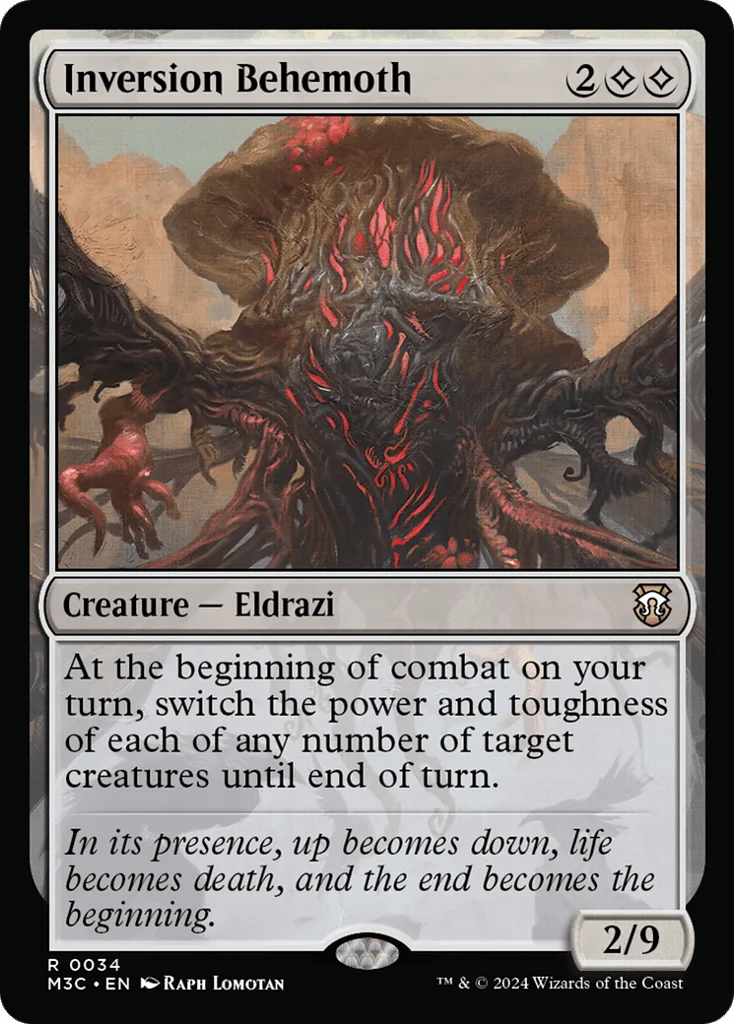 Inversion Behemoth · Modern Horizons 3 Commander