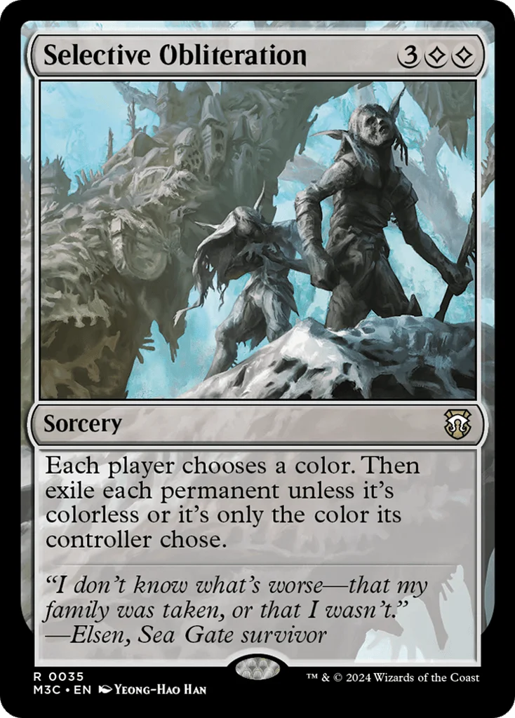 Selective Obliteration · Modern Horizons 3 Commander