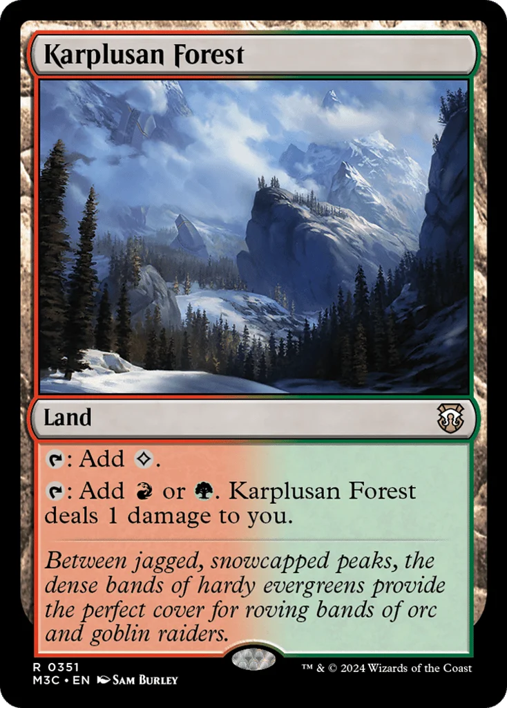 Karplusan Forest · Modern Horizons 3 Commander