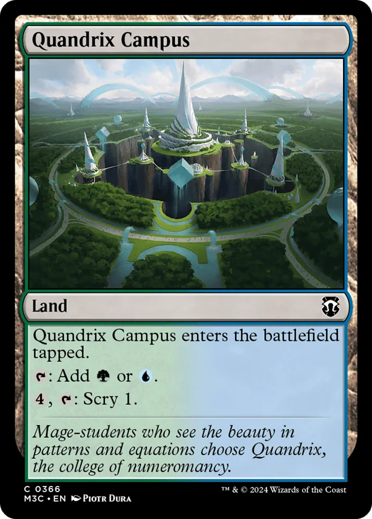Quandrix Campus · Modern Horizons 3 Commander