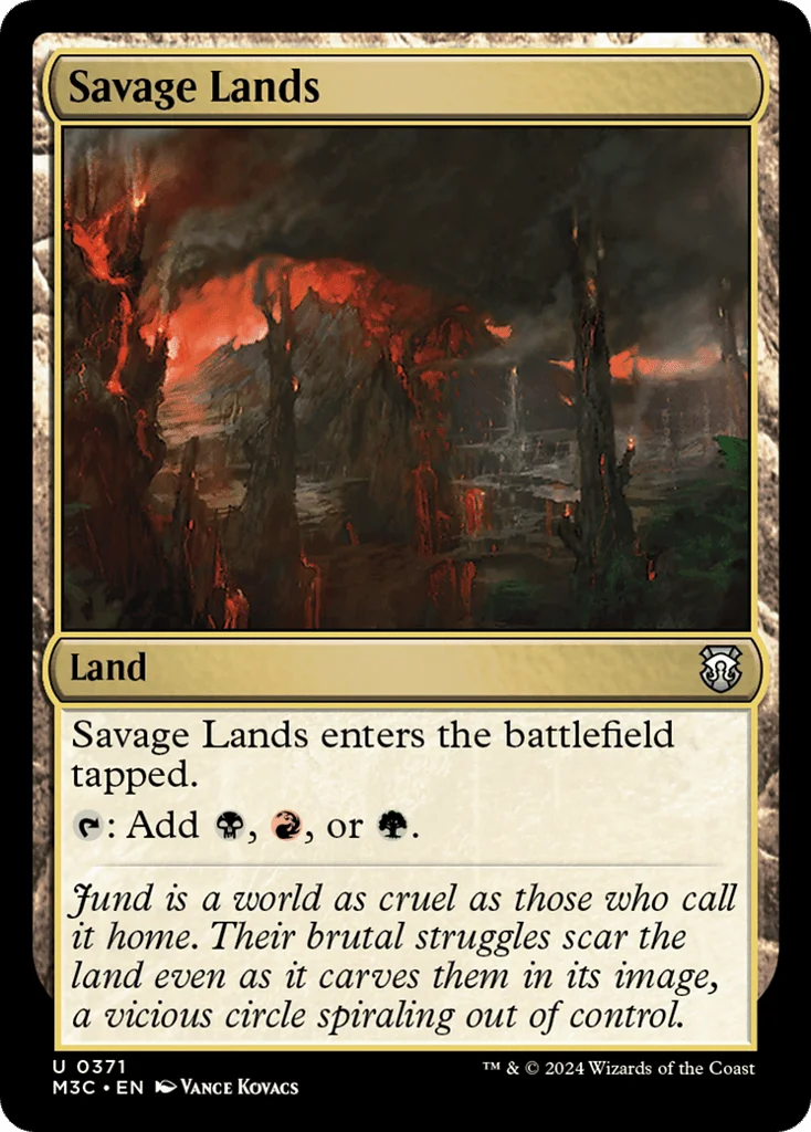 Savage Lands · Modern Horizons 3 Commander