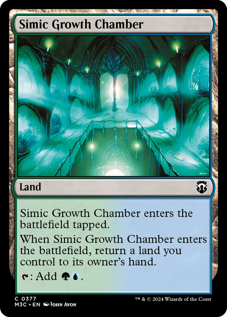 Simic Growth Chamber · Modern Horizons 3 Commander