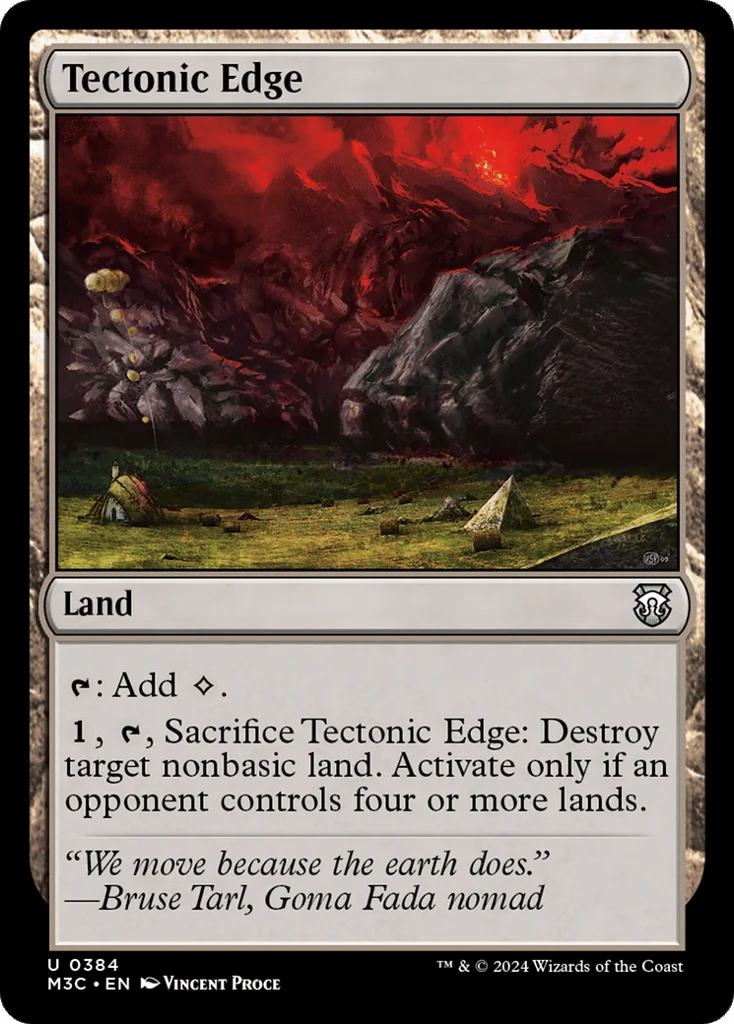Tectonic Edge · Modern Horizons 3 Commander