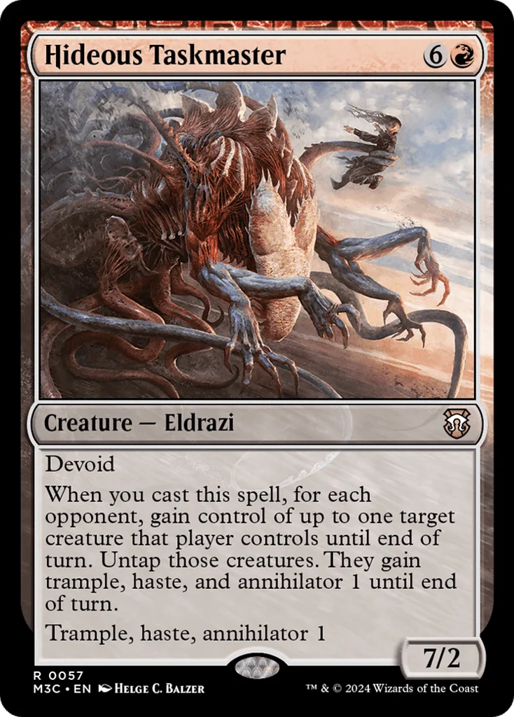 Hideous Taskmaster · Modern Horizons 3 Commander