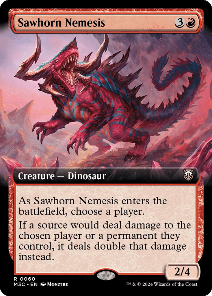 Sawhorn Nemesis · Modern Horizons 3 Commander