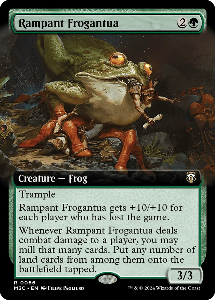 Rampant Frogantua · Modern Horizons 3 Commander