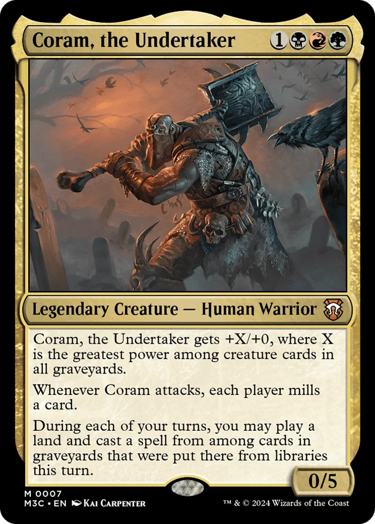 Coram, the Undertaker · Modern Horizons 3 Commander