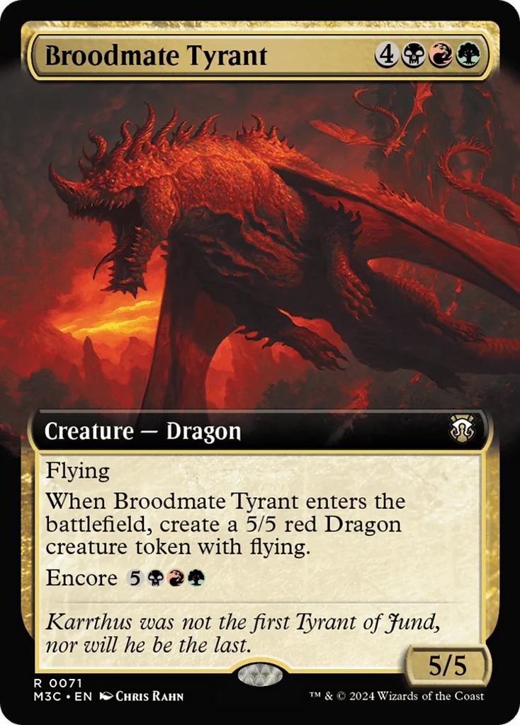 Broodmate Tyrant · Modern Horizons 3 Commander