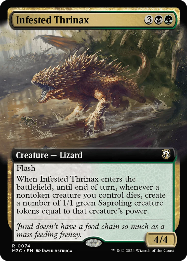 Infested Thrinax · Modern Horizons 3 Commander