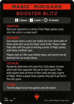 Booster Blitz