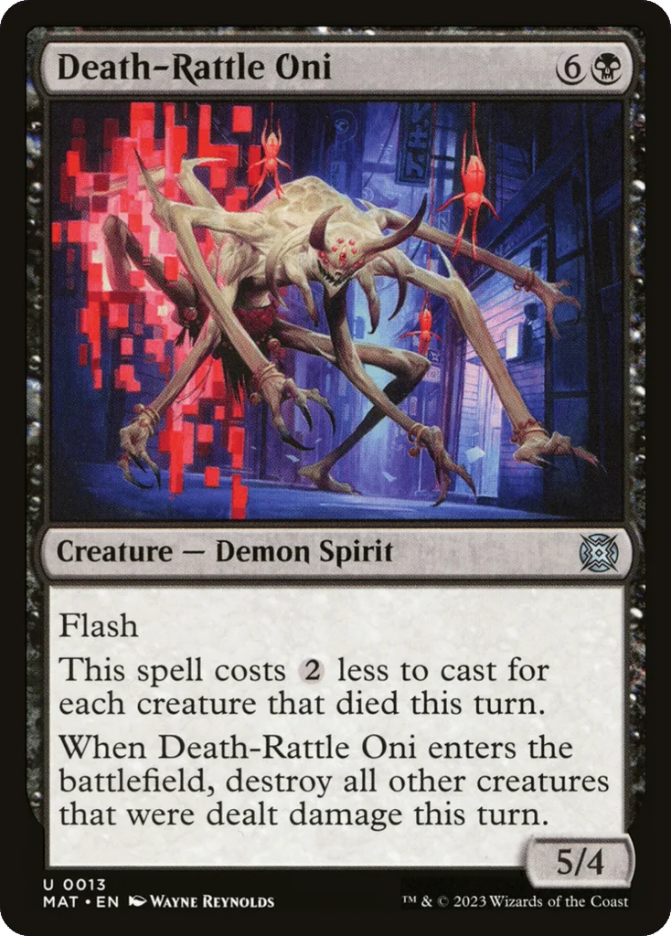 Death-Rattle Oni · March of the Machine: The Aftermath