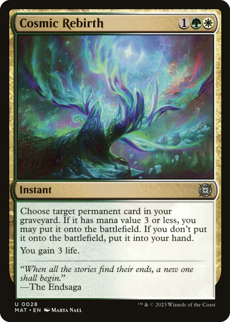 Cosmic Rebirth · March of the Machine: The Aftermath