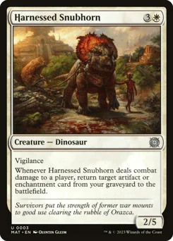 Harnessed Snubhorn