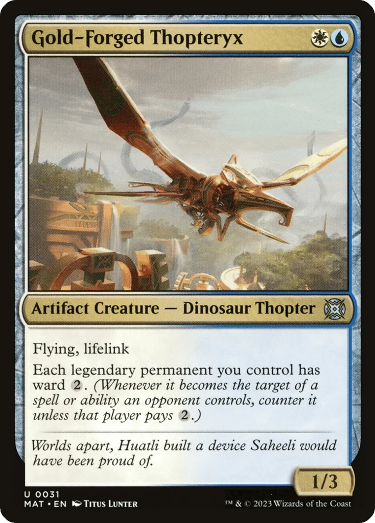 Gold-Forged Thopteryx · March of the Machine: The Aftermath