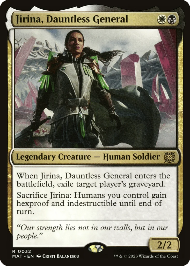 Jirina, Dauntless General · March of the Machine: The Aftermath