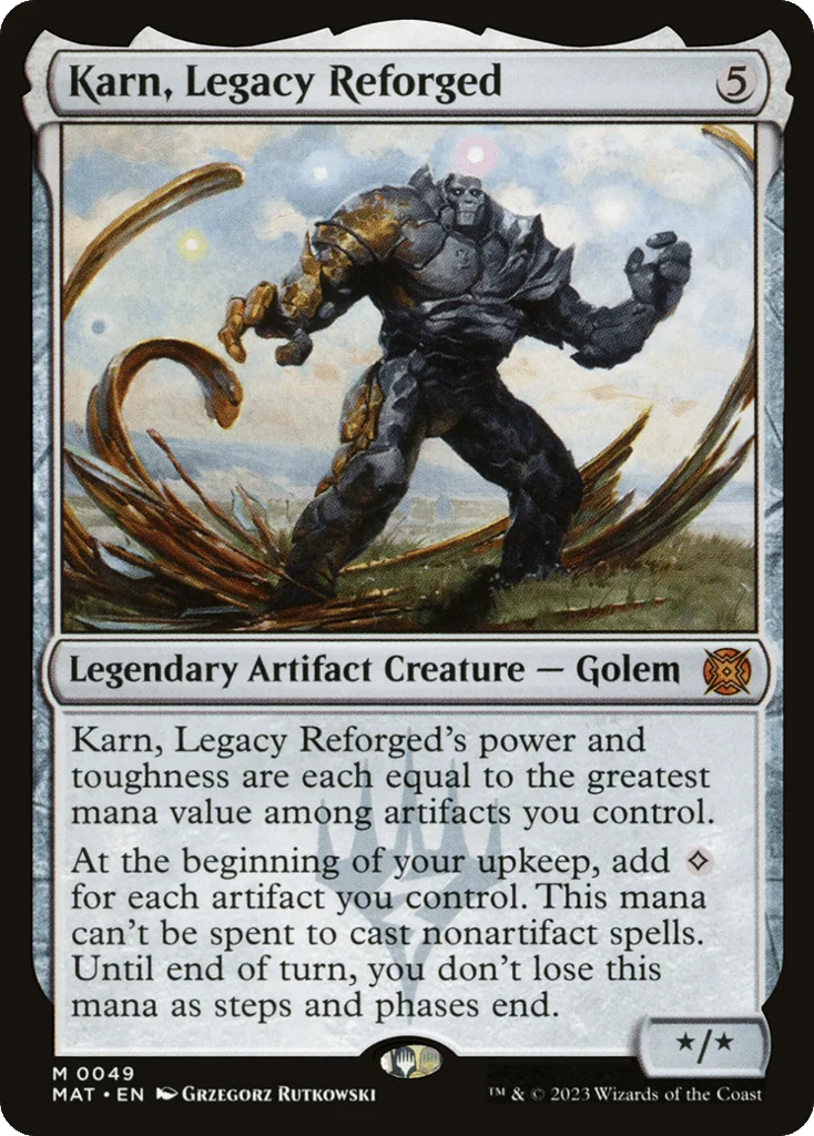 Karn, Legacy Reforged · March of the Machine: The Aftermath