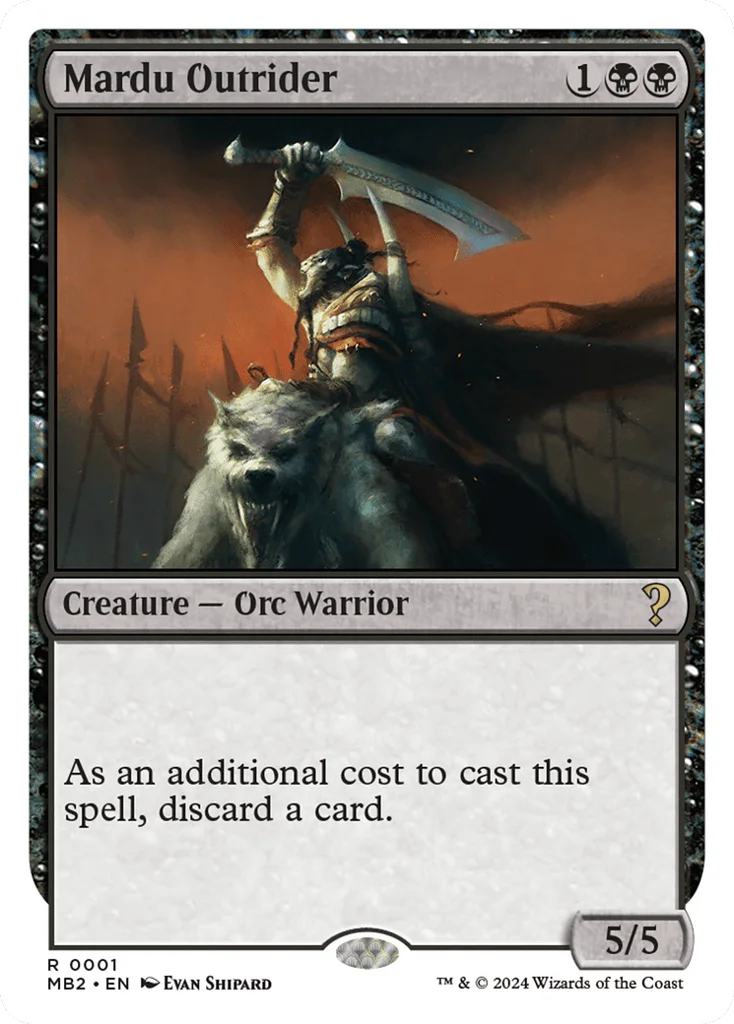 Mardu Outrider · Mystery Booster 2
