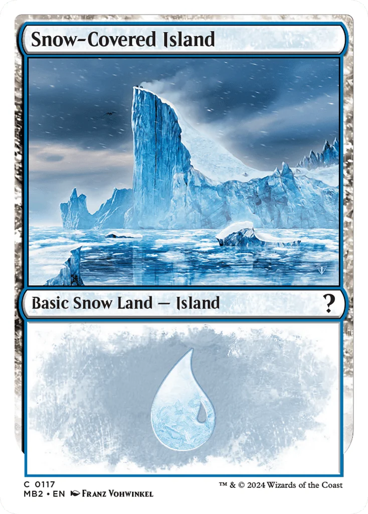 Snow-Covered Island · Mystery Booster 2