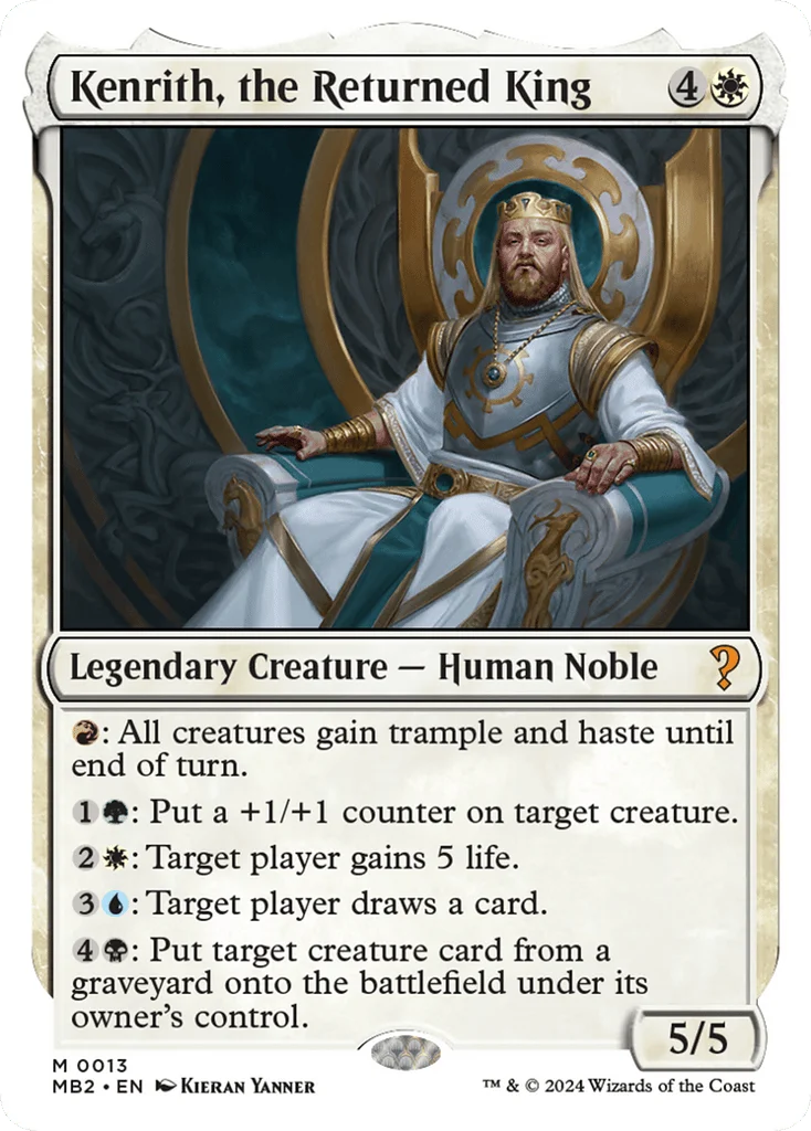 Kenrith, the Returned King · Mystery Booster 2