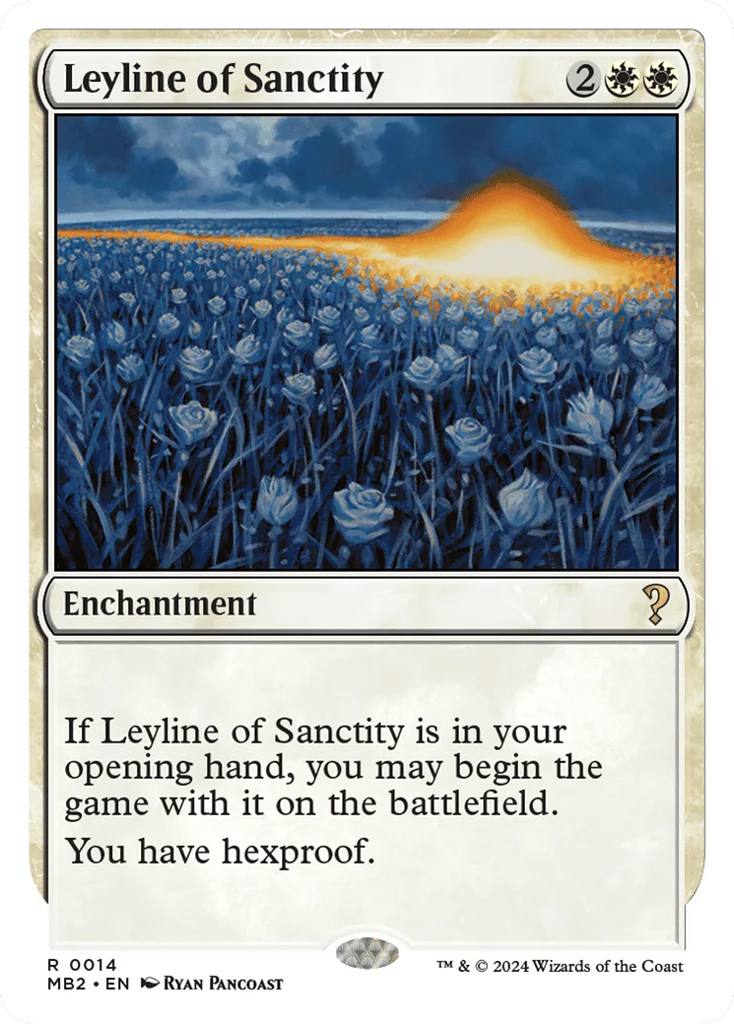 Leyline of Sanctity · Mystery Booster 2