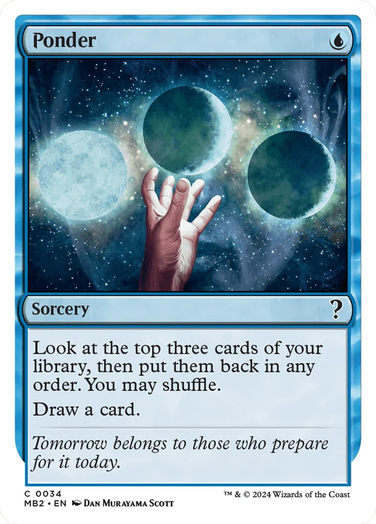Ponder · Mystery Booster 2