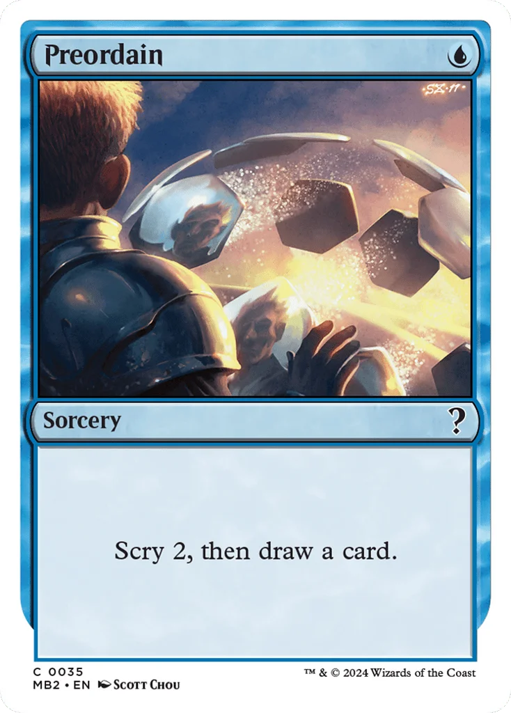 Preordain · Mystery Booster 2