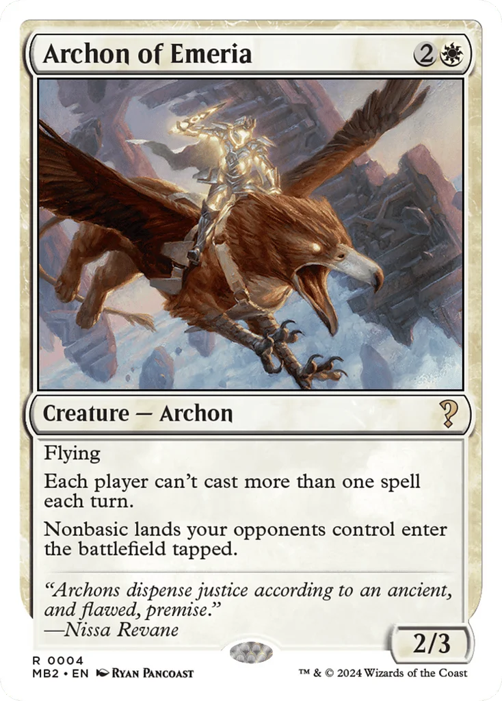 Archon of Emeria · Mystery Booster 2