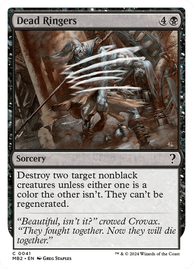 Dead Ringers · Mystery Booster 2