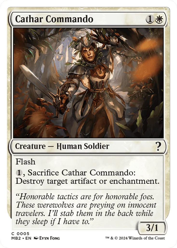 Cathar Commando · Mystery Booster 2