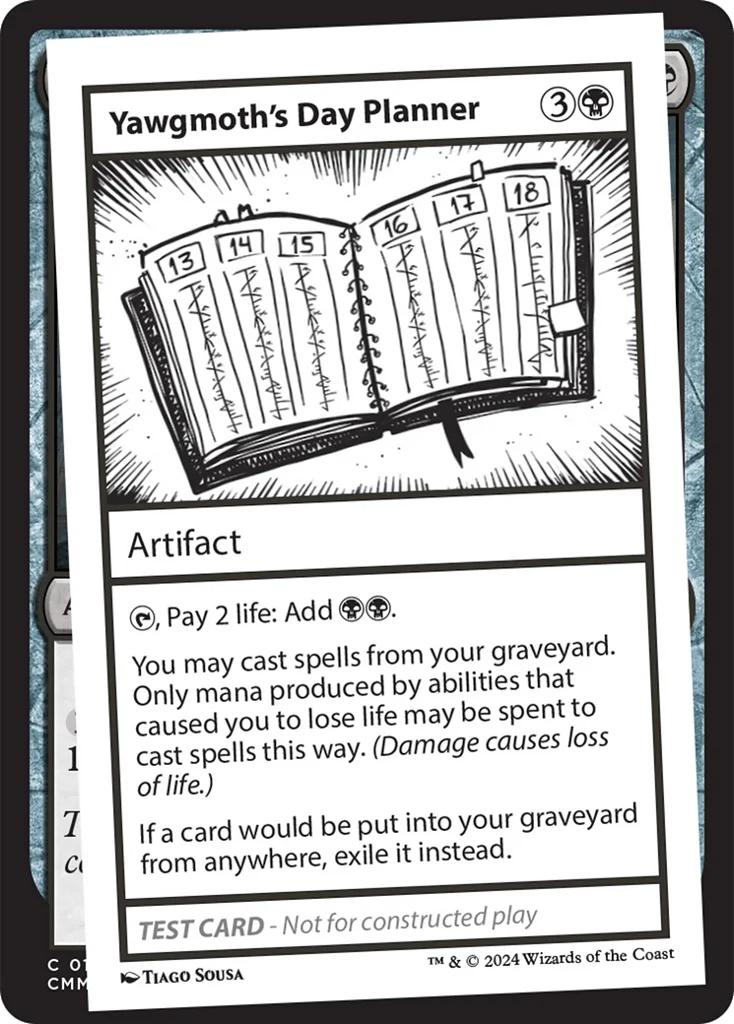 Yawgmoth's Day Planner · Mystery Booster 2