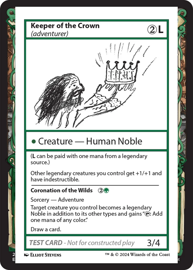 Keeper of the Crown // Coronation of the Wilds · Mystery Booster 2