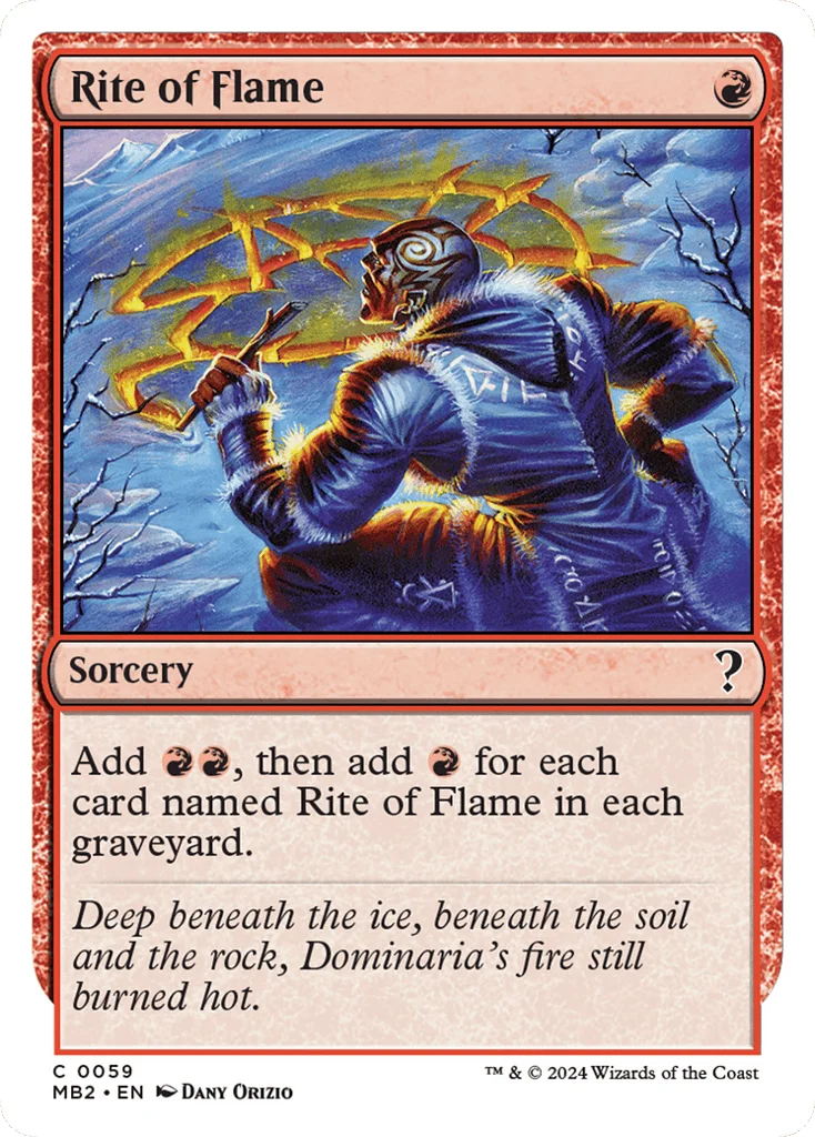 Rite of Flame · Mystery Booster 2