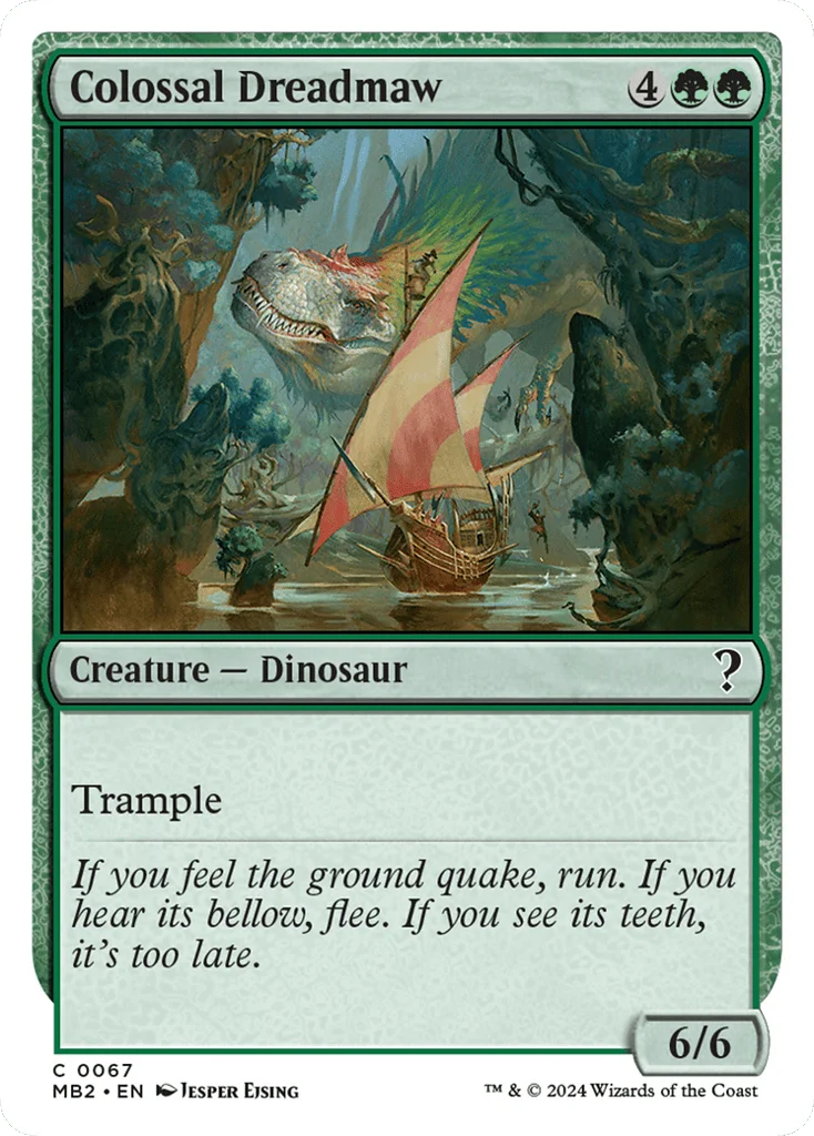 Colossal Dreadmaw · Mystery Booster 2