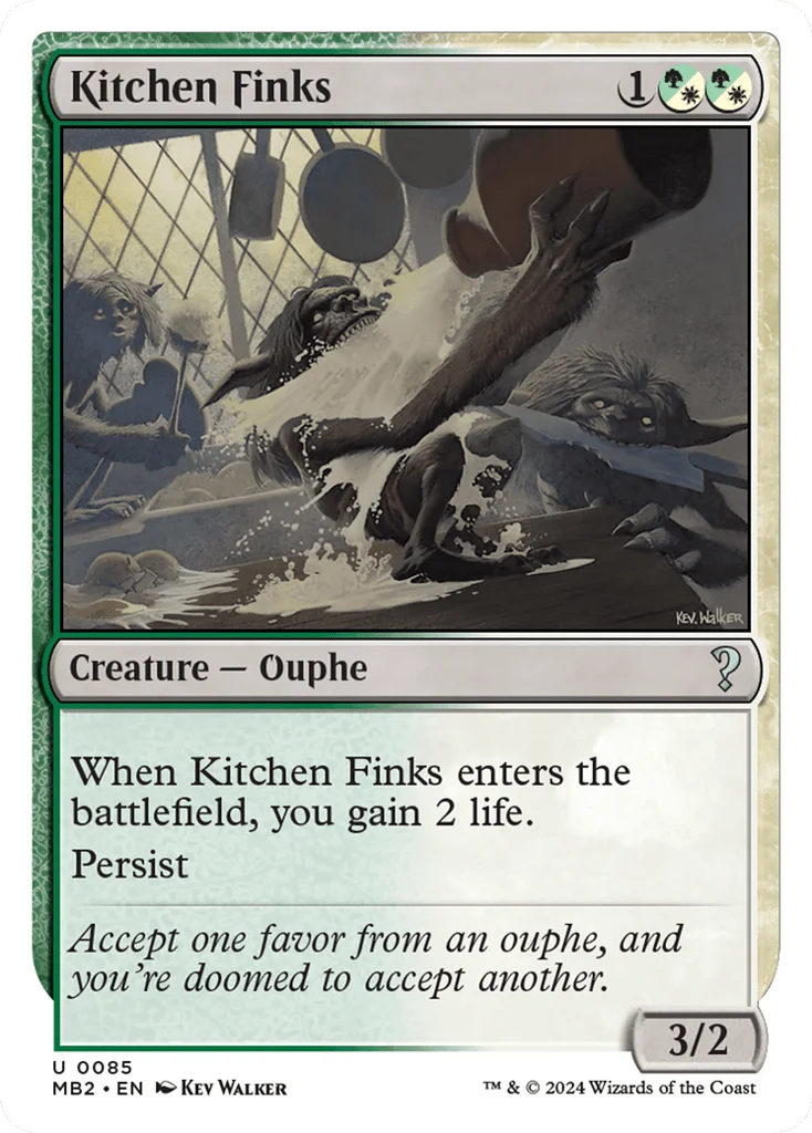 Kitchen Finks · Mystery Booster 2