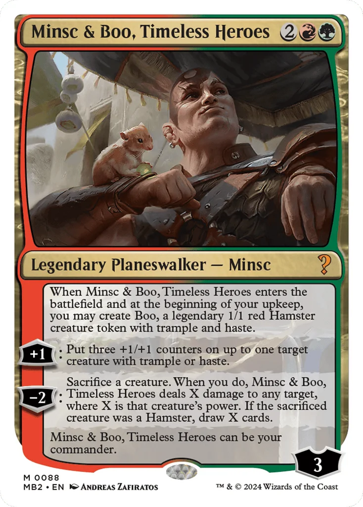 Minsc & Boo, Timeless Heroes · Mystery Booster 2