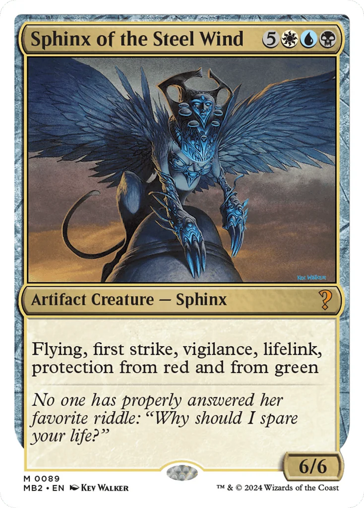 Sphinx of the Steel Wind · Mystery Booster 2