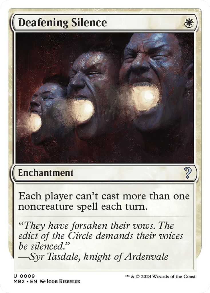 Deafening Silence · Mystery Booster 2